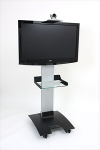 Мобильная стойка стойка Erard XPO с горизонтальным размещением экрана