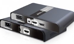Lenkeng LKV380 – Удлинитель HDMI по электросети 220В с ИК (режим передатчик – приёмник)