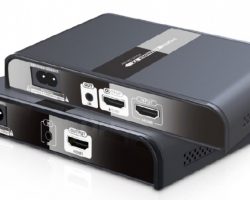 Lenkeng LKV380 – Удлинитель HDMI по электросети 220В с ИК (режим передатчик – приёмник)
