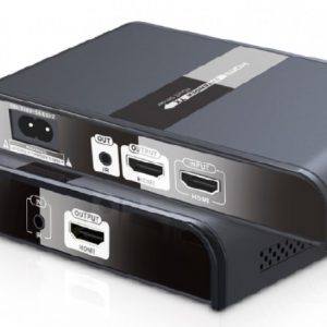 Lenkeng LKV380 – Удлинитель HDMI по электросети 220В с ИК (режим передатчик – приёмник)