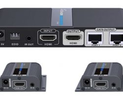 Lenkeng LKV712Pro – Разветвитель-удлинитель 1*2 HDMI, ИК, CAT6, до 40 метров